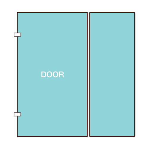 Door with Inline Panel